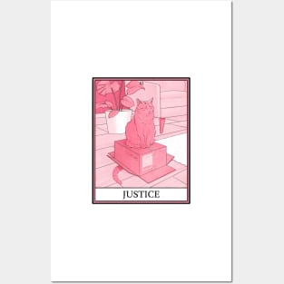 Justice Cat Tarot Posters and Art